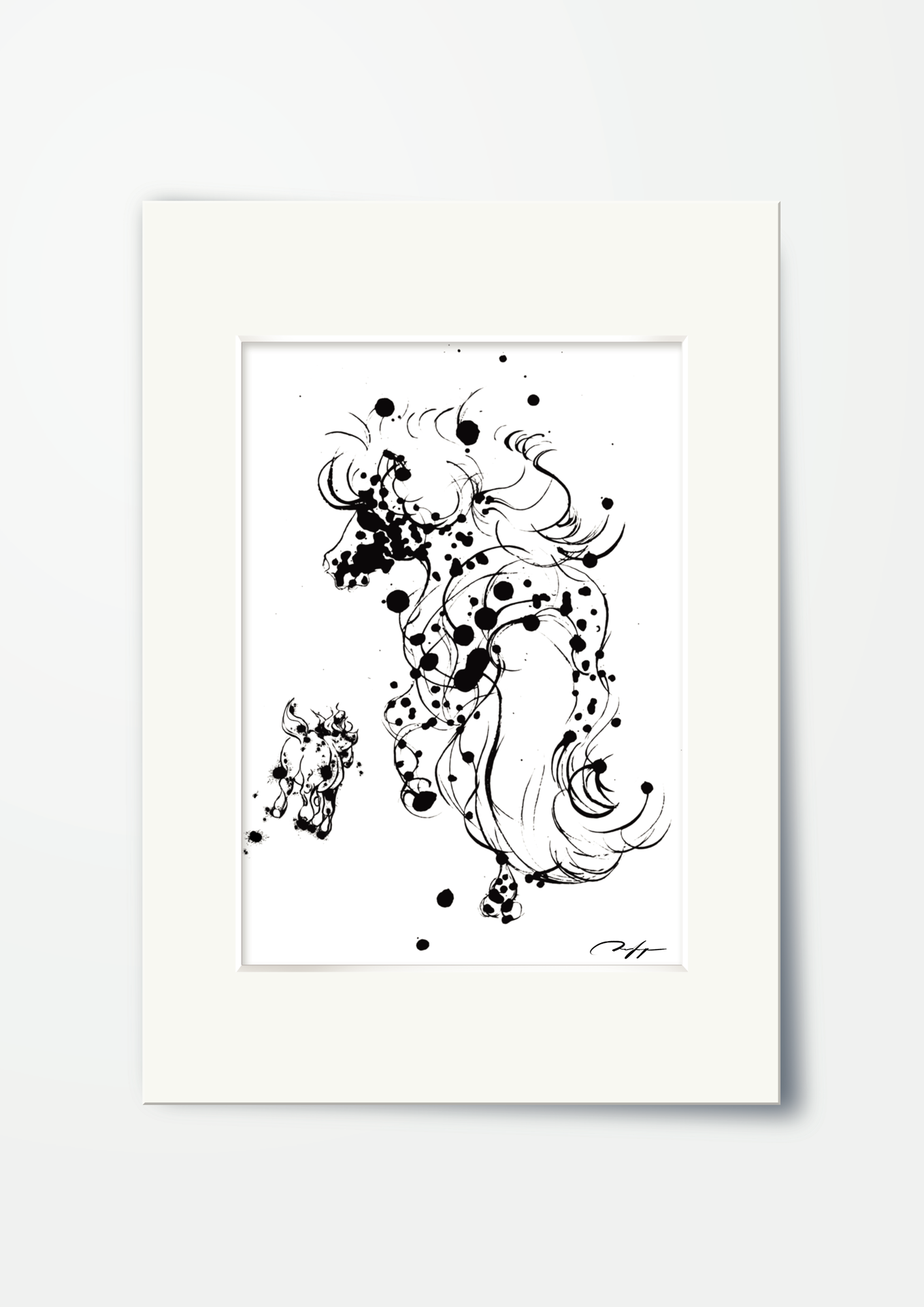 Kropki z Kałamarza | Plakat z ilustracją z książki – format A4 w passe-partout 30×40 cm